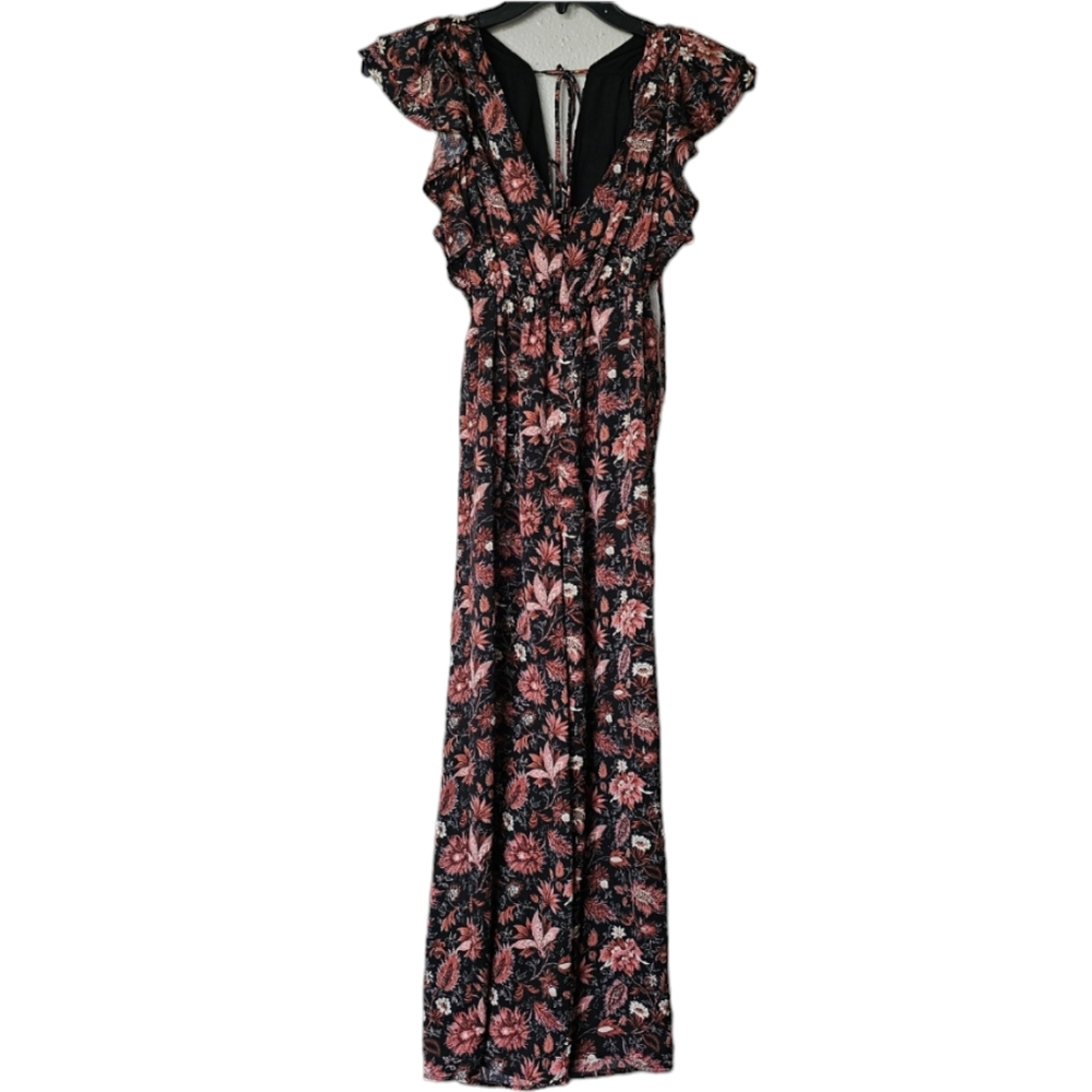 Madewell Womens Deep V‎ Ruffled Jumpsuit Size XS
